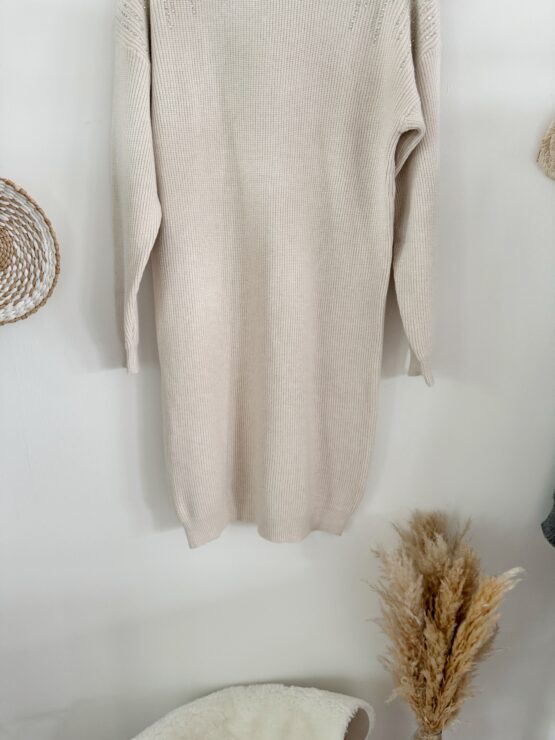 0199 Strickkleid mit Pailetten Details – Bild 10